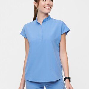 Figs Rafaela Oversized Scrub Top, Ceil Blue, Size M